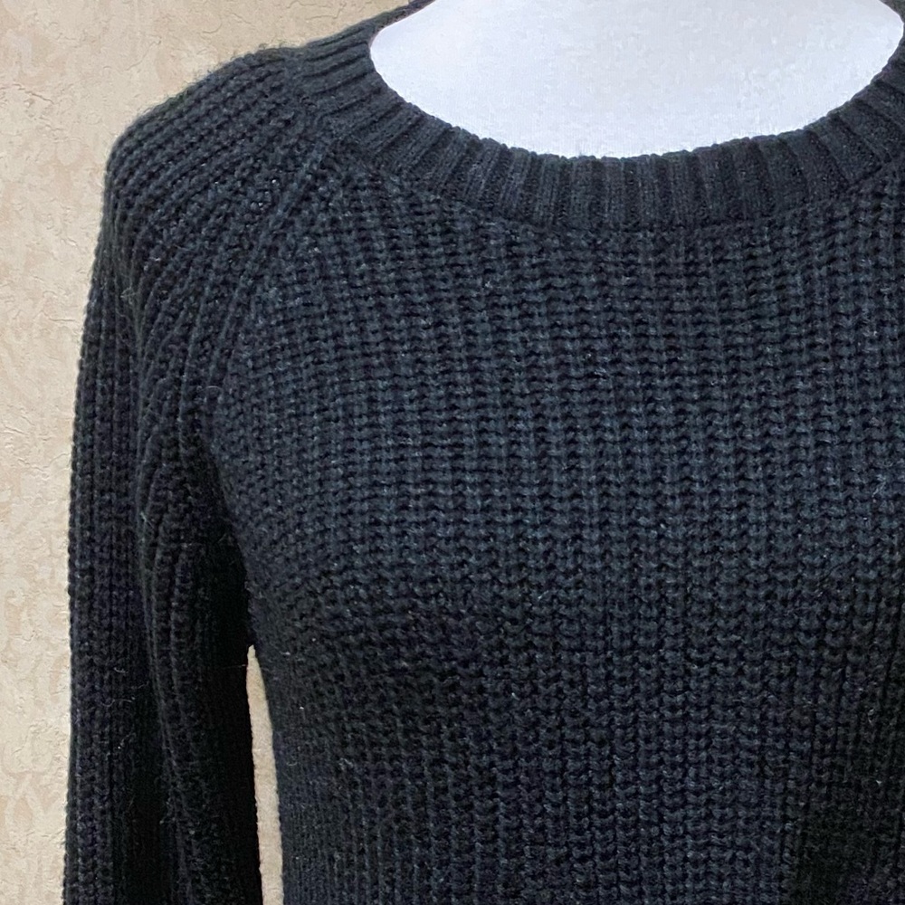Black Basic Sweater - image 4